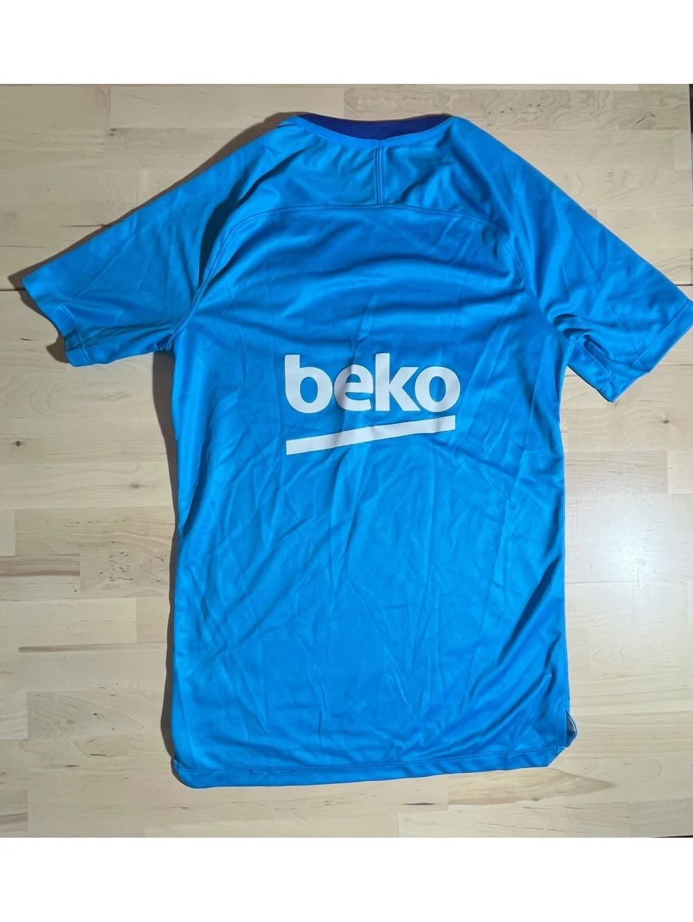 Nike Dri-FIT FC Barcelona Training Jersey (Blue, Size Small)